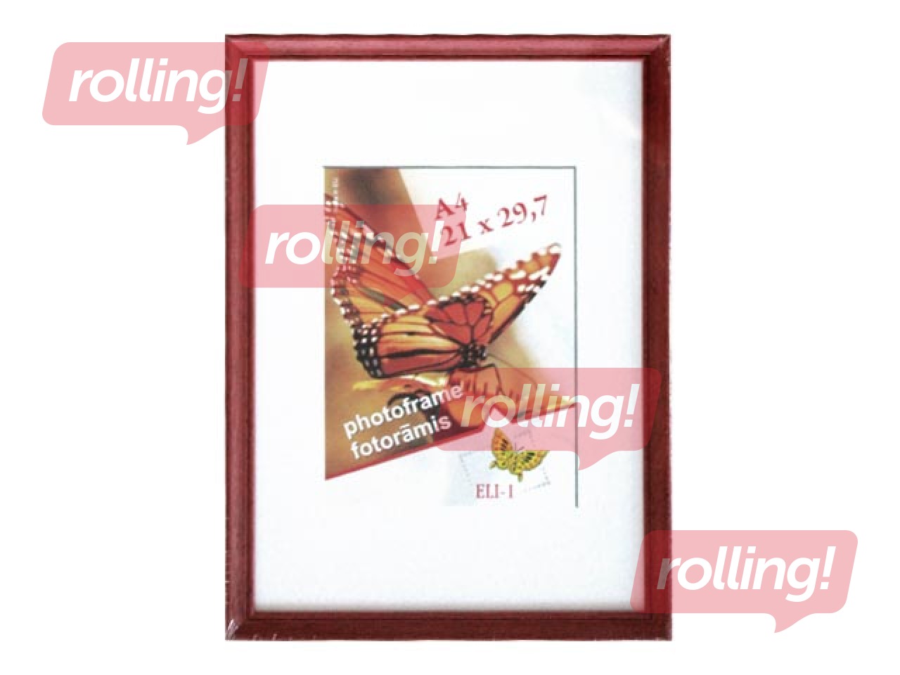 Foto rāmis Spring, A4, koka, bordo