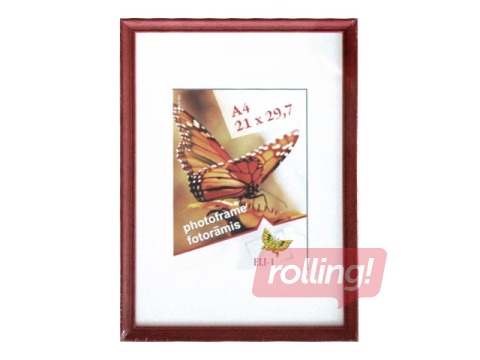 Foto rāmis Spring, A4, koka, bordo