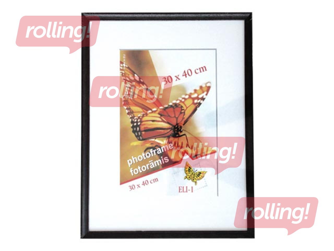 Foto rāmis Spring, A3, koka, melns