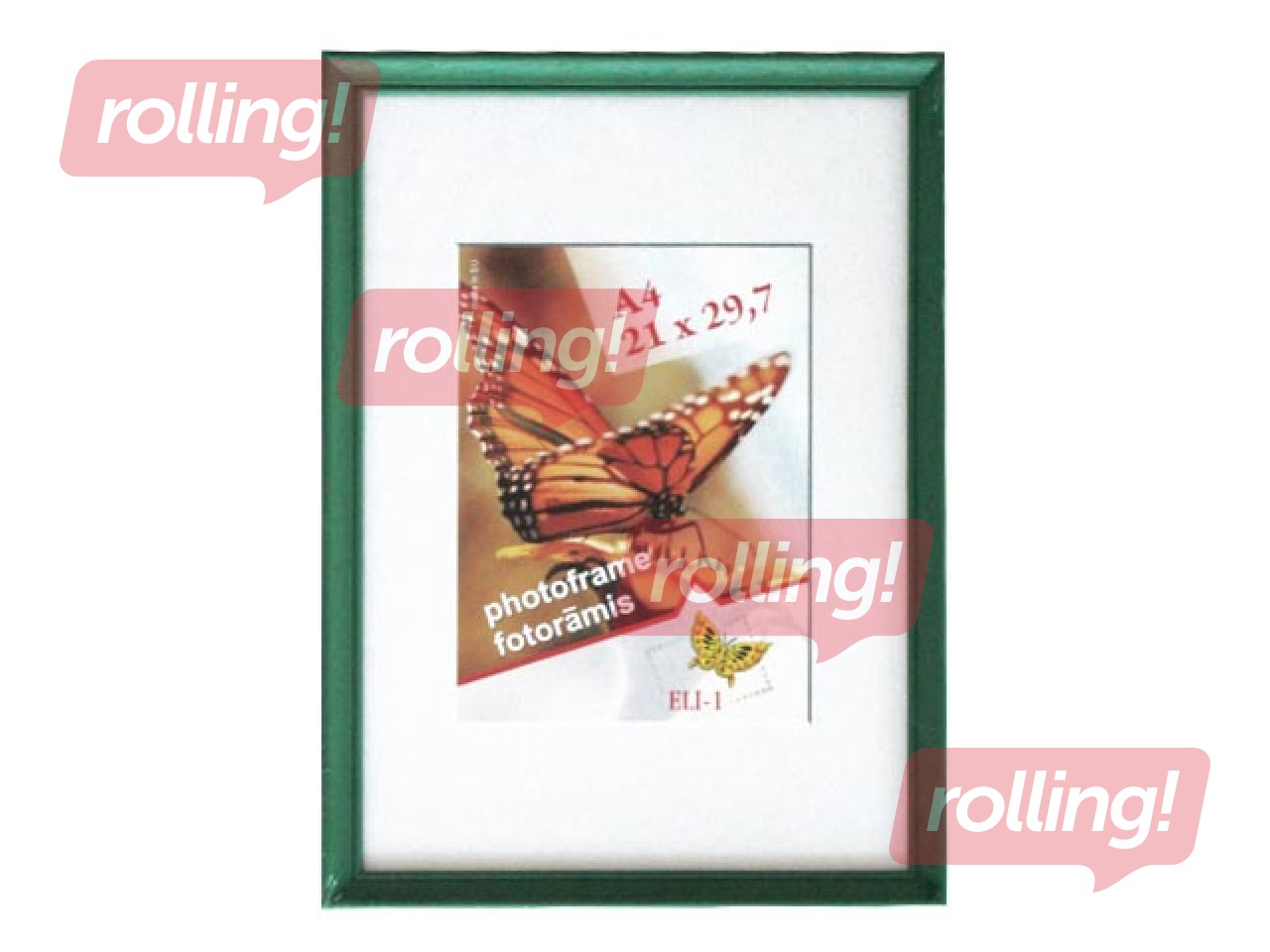 Foto rāmis Spring, A4, koka, zaļš