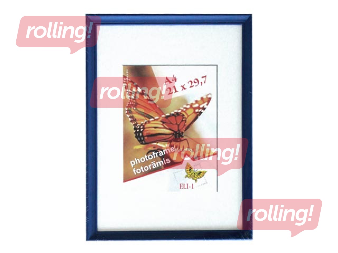 Foto rāmis Spring, A4, koka, zils