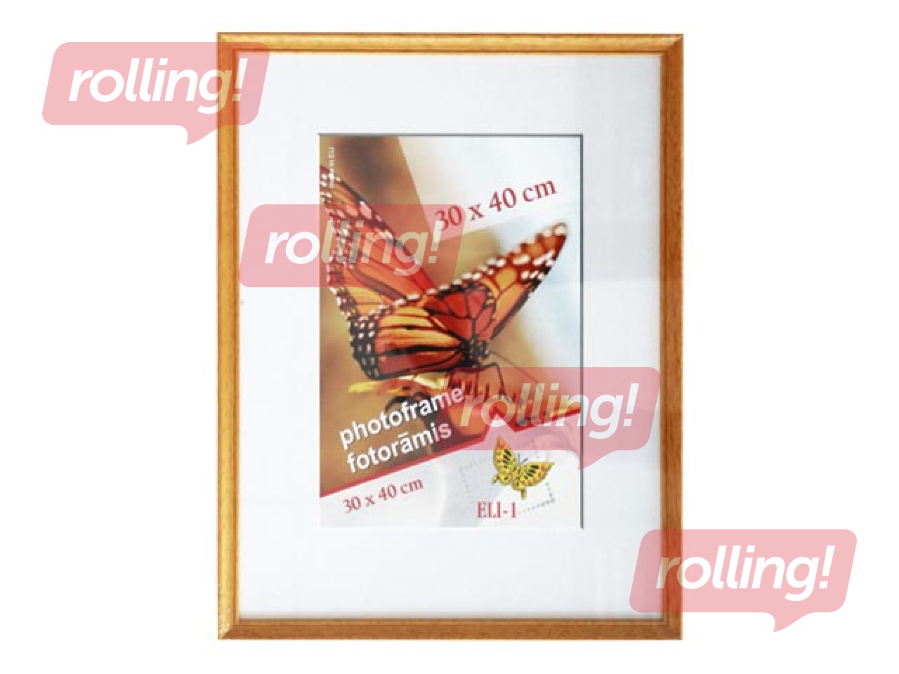 Foto rāmis Spring, A3, koka, dzeltenbrūns