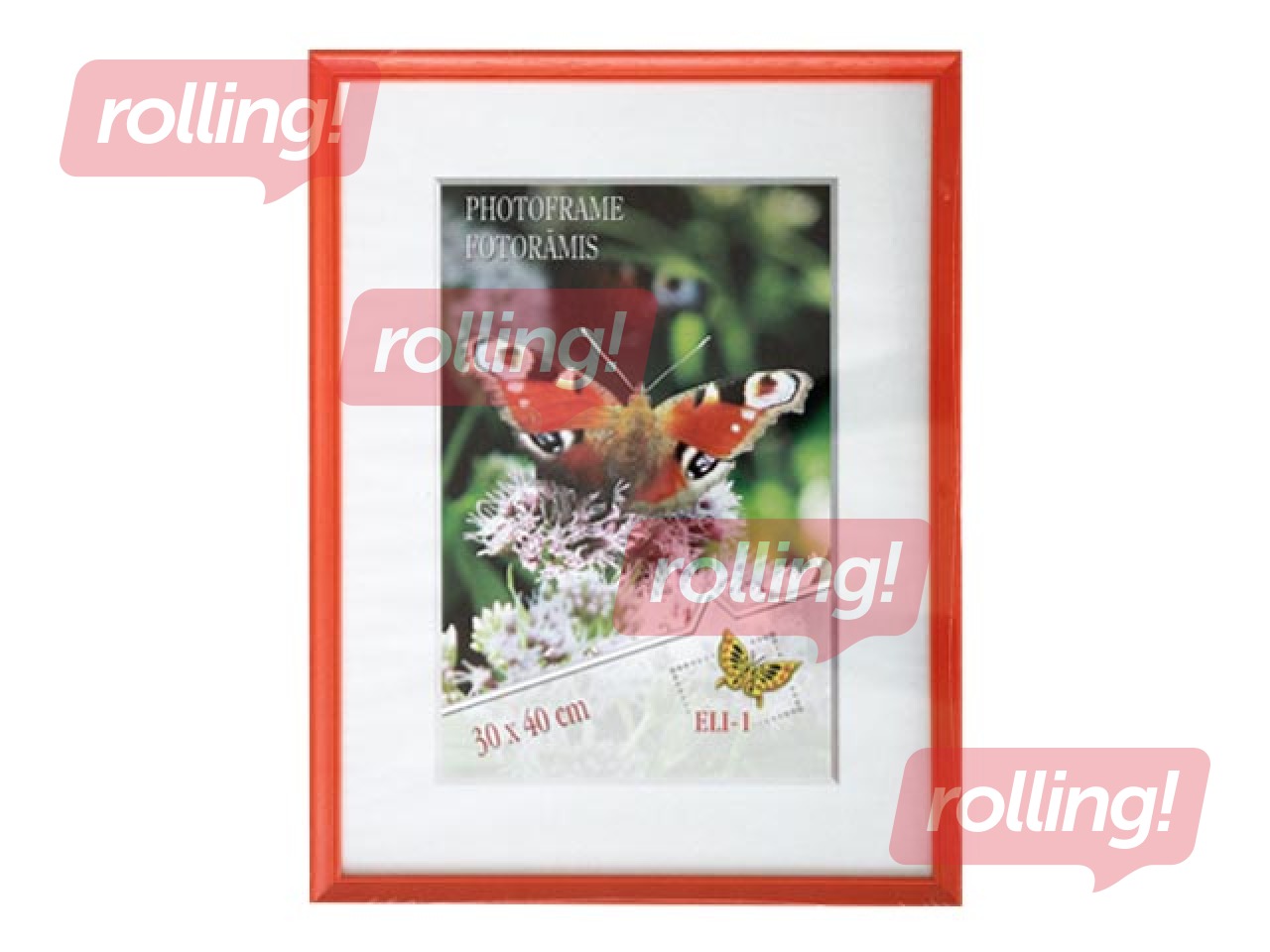 Foto rāmis Spring, A3, koka, oranžs
