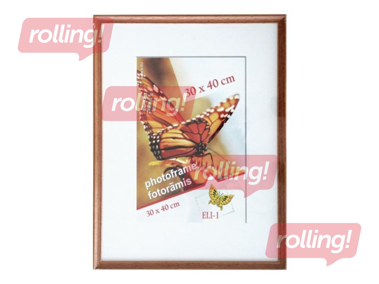 Foto rāmis Spring, A3, koka, brūns