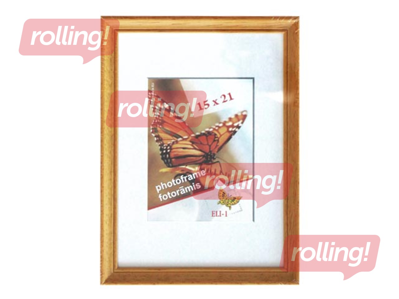 Foto rāmis Spring, A5, koka, dzeltenbrūns