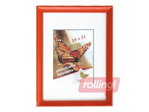 Foto rāmis Spring, A5, koka, oranžs