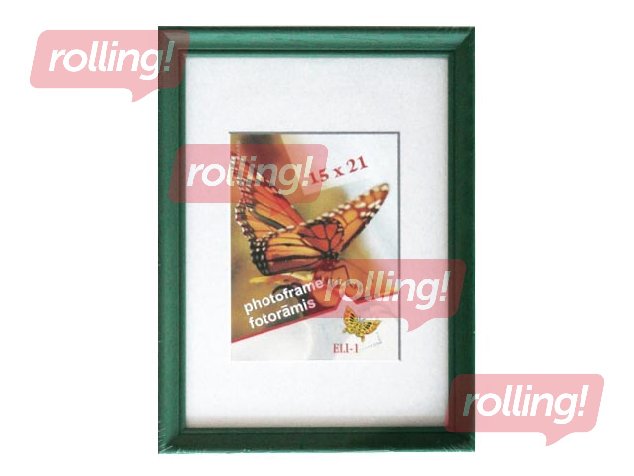 Foto rāmis Spring, A5, koka, zaļš