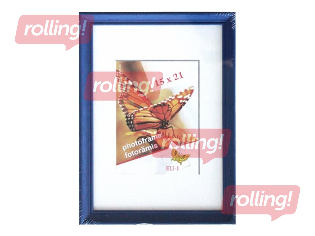 Foto rāmis Spring, A5, koka, zils