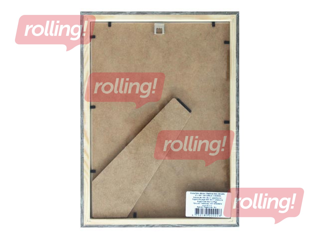 Foto rāmis Naturale, A4, koka, gaiši pelēks