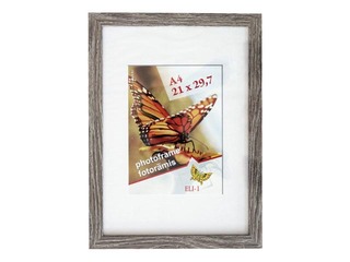 Foto rāmis Naturale, A4, koka, tumši pelēks