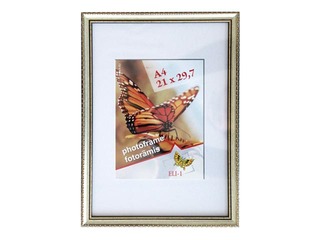 Foto rāmis Osaka, A4, plastikāta, sudraba ar zeltītu rakstu