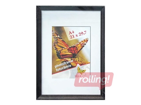 Foto rāmis Spring, A4, koka, tumši brūns