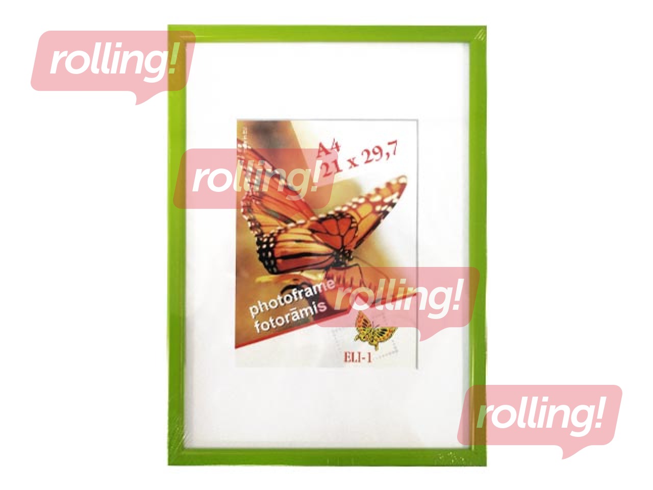 Foto rāmis Aura, A4, plastikāta, gaiši zaļš