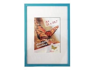 Foto rāmis Aura, A4, plastikāta, gaiši zils