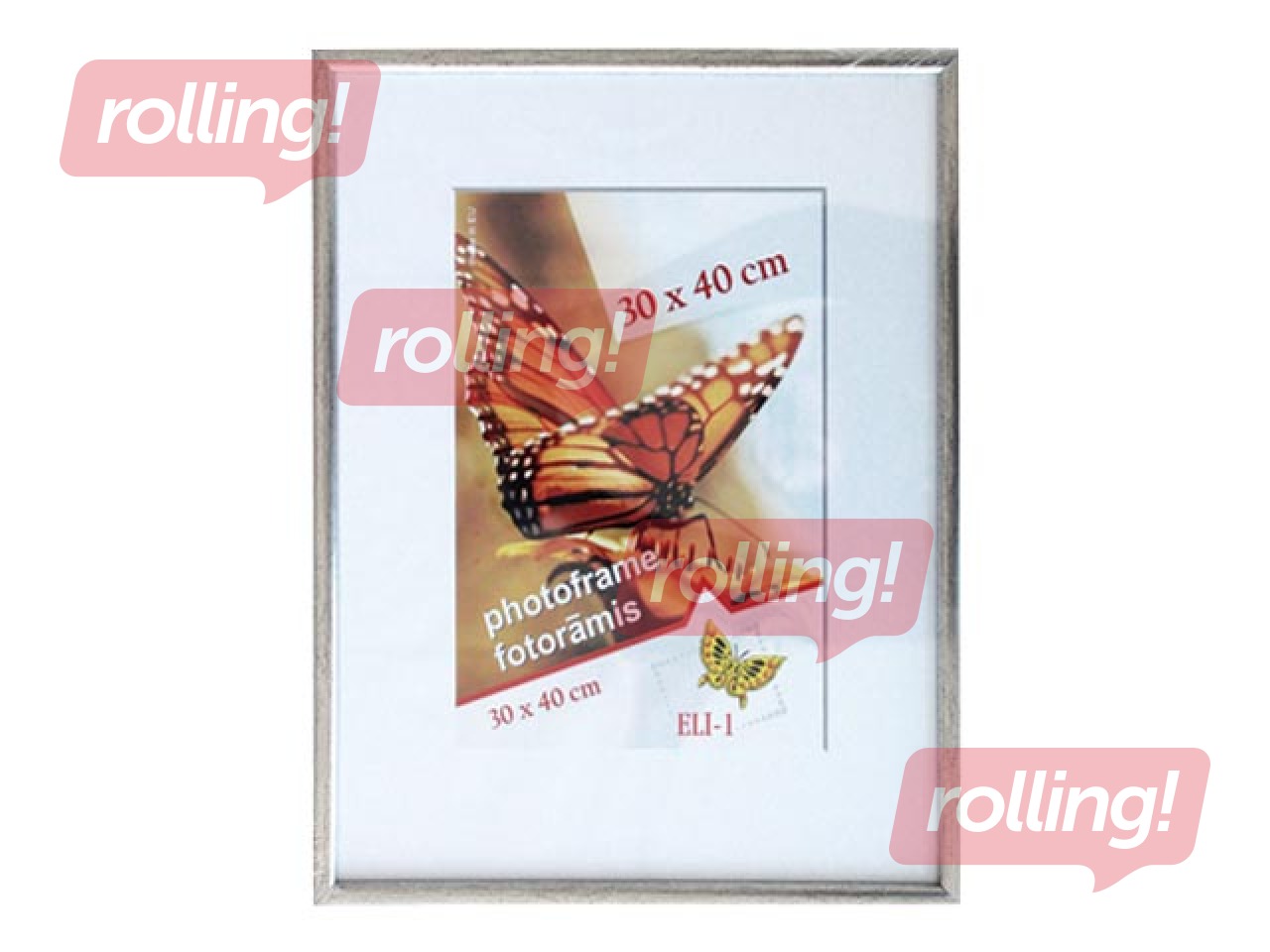 Foto rāmis Aura, A3, plastikāta, antīks sudrabs