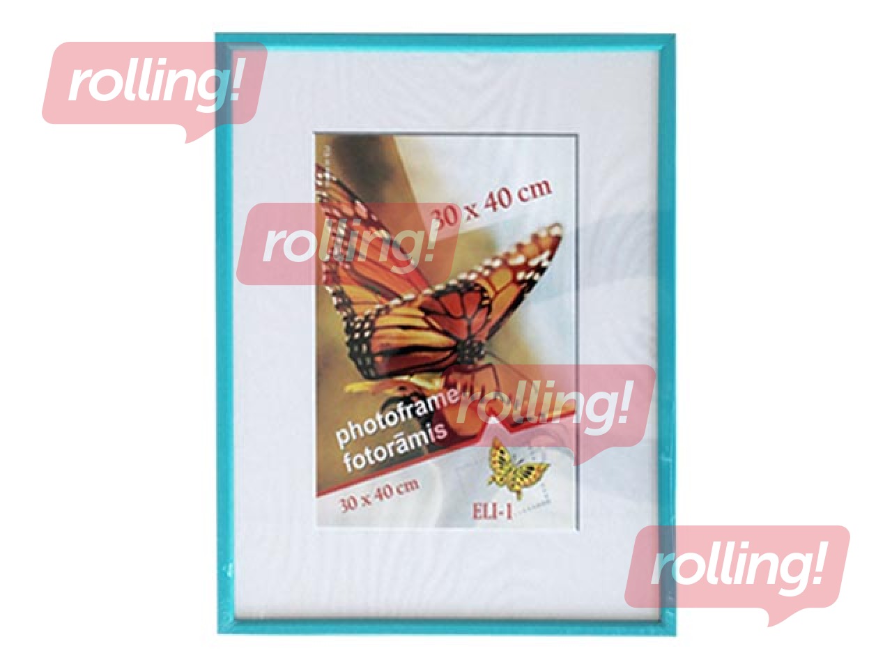 Foto rāmis Aura, A3, plastikāta, gaiši zils