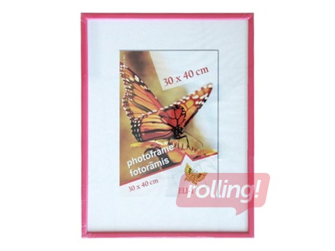 Foto rāmis Aura, A3, plastikāta, rozā