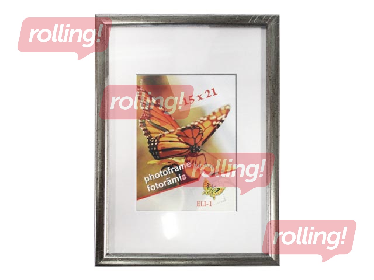 Foto rāmis Aura, A5, plastikāta, antīks sudrabs