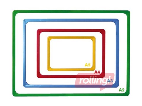 Plastmasas rāmis, A3, caurspīdīgs