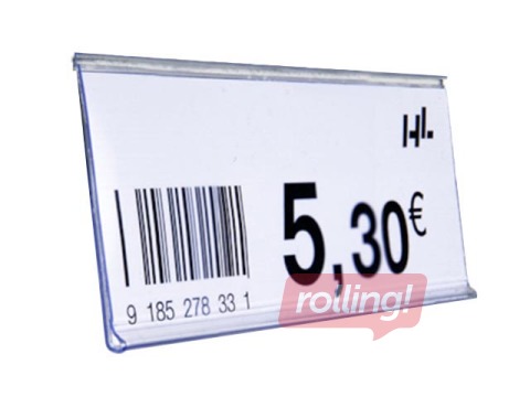 Cenu sloksne ar līmlentu, 39x1330 mm