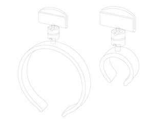Cenu turētājs desām, 90 mm