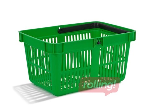 Iepirkumu grozs, zaļš, 27L