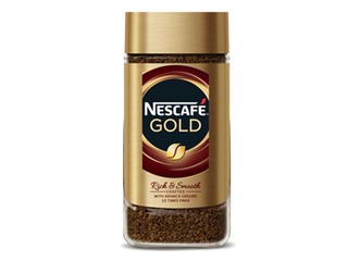 Šķīstošā kafija Nescafe Gold  ar grauzdētu malto kafiju, 200g