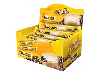Šķīstošā kafija Jacobs Cafe Latte, 20x12.5g, 250g