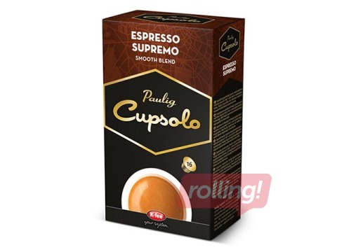 Kafijas kapsulas Paulig Espresso Supremo, K-fee System, 16gab