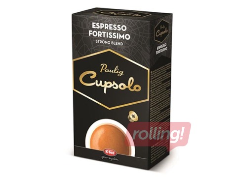 Kafijas kapsulas Paulig Fortissimo, K-fee System, 16gab