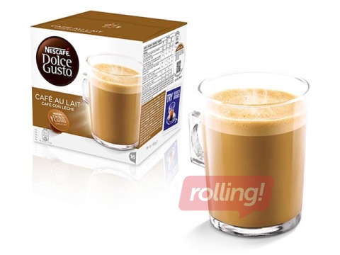 Kafijas kapsulas Nescafe Cafe Au Lait, Dolce Gusto, 16gab