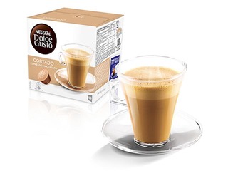 Kafijas kapsulas Nescafe Cortado Espresso Macchiato, Dolce Gusto, 16gab