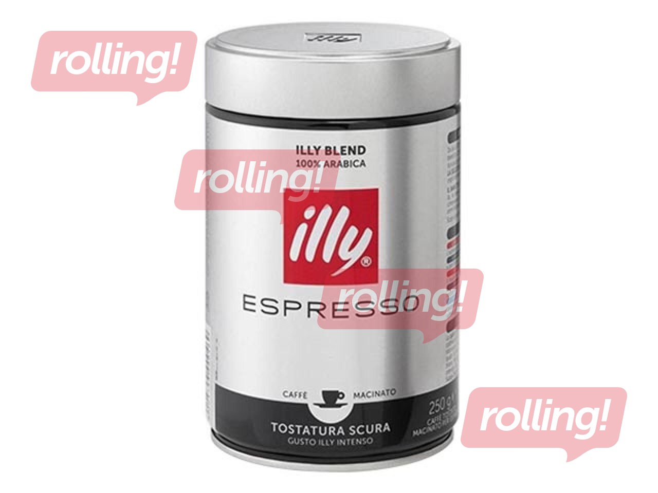 Kafija maltā Illy, tumši grauzdēta, 250g