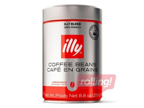 Kafijas pupiņas Illy, vidēji grauzdētas, 250g