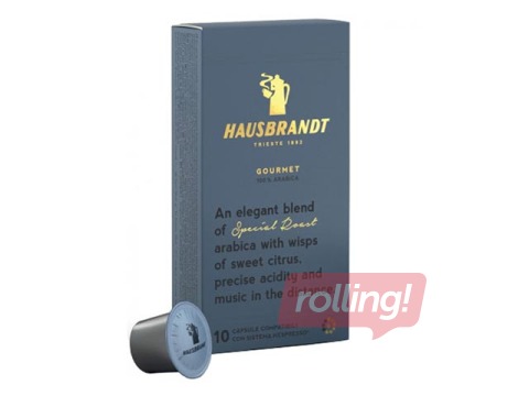 Kafijas kapsulas Hausbrandt Gourmet Arabica, Nespresso, 10gab
