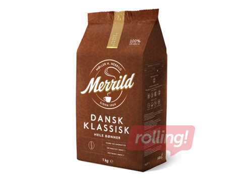 Kafijas pupiņas Merrild Classic, 1kg