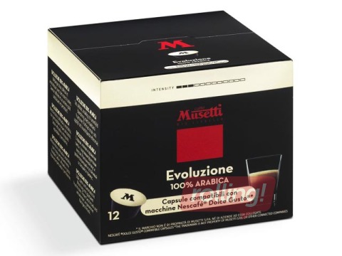 Kafijas kapsulas Musetti Evoluzione, Dolce Gusto, 12gab