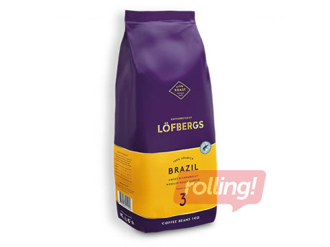 Kafijas pupiņas Löfbergs Brazil Medium Roast, 1kg