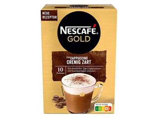Šķīstošā kafija Nescafe Gold Cappuccino Creamy, 10x14g, 140g 