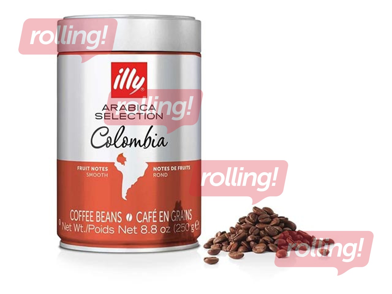 Kafijas pupiņas Illy Arabica Selection, Kolumbija, 250g