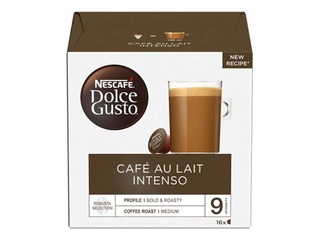 Kafijas kapsulas Nescafe Cafe Au Lait Intenso, Dolce Gusto, 16gab