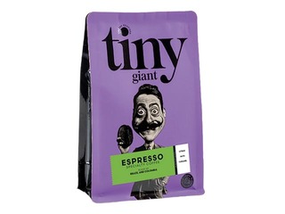 Kafija maltā Tiny Giant, Espresso, maisījums - Brazīlija un Kolumbija, 250g