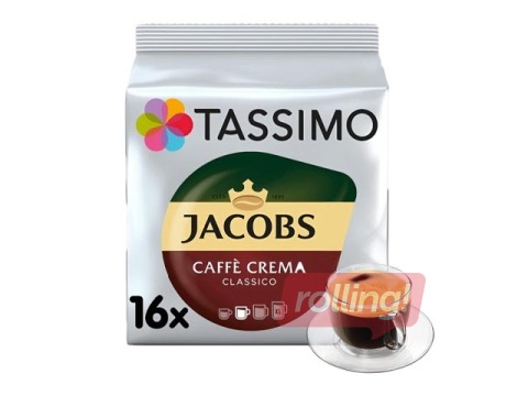 Kafijas kapsulas Jacobs Tassimo Caffe Crema Classico, 16gab