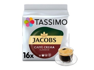 Kafijas kapsulas Jacobs Tassimo Caffe Crema Classico, 16gab