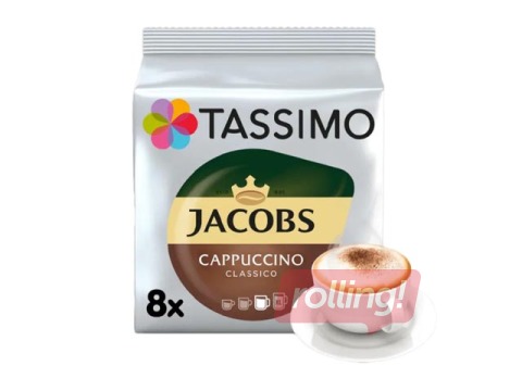 Kafijas kapsulas Jacobs Tassimo Cappuccino Classico, 8gab