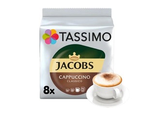 Kafijas kapsulas Jacobs Tassimo Cappuccino Classico, 8gab