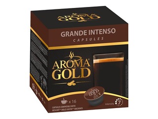Kafijas kapsulas Aroma Gold Grande Intenso, 16gab