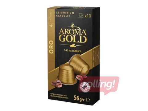 Kafijas kapsulas Aroma Gold Oro, 10gab