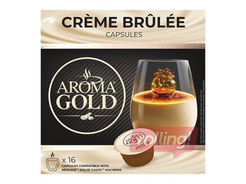 Kafijas kapsulas Aroma Gold Creme Brulee, 16gab