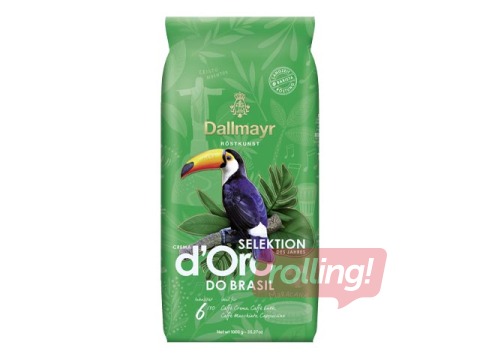 Kafijas pupiņas Dallmayr Selektion Crema d'Oro Do Brasil, 1kg